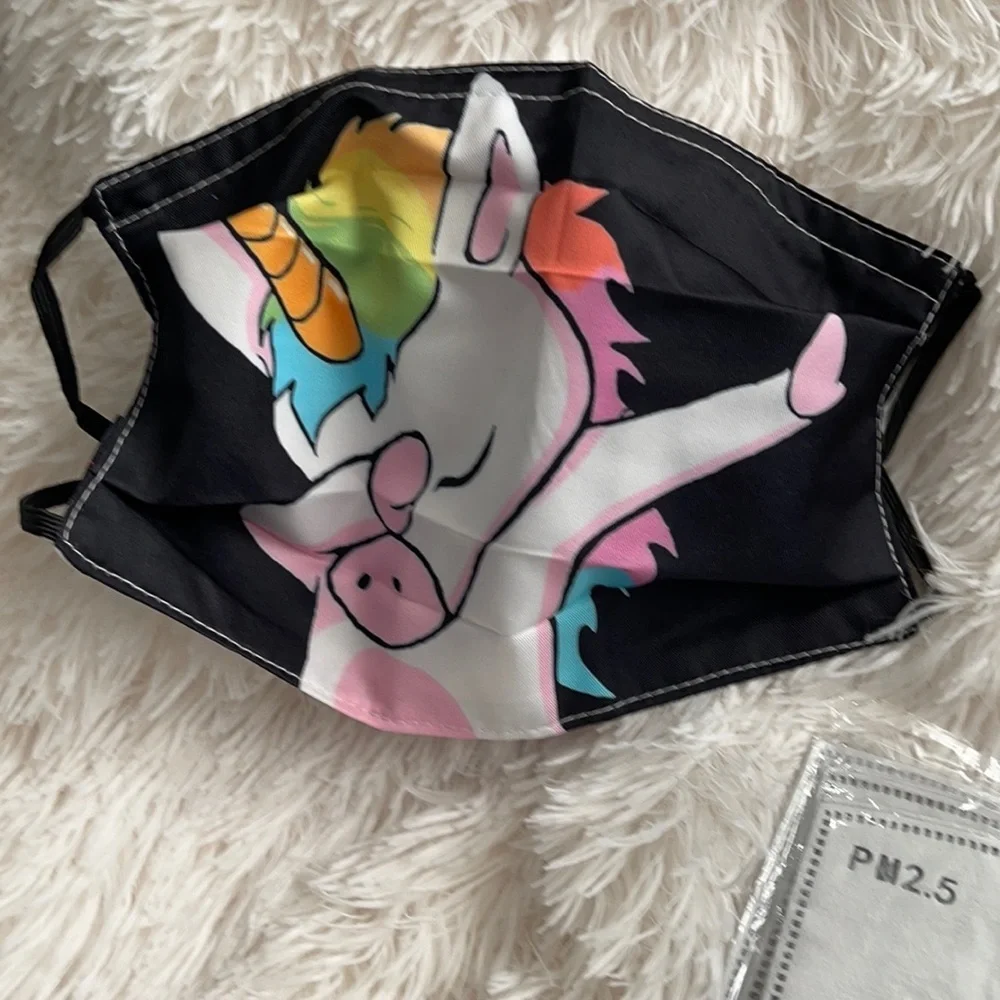 New Dabbing Unicorn face mask